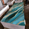 1220*2440mm Decorative UV Marble Alternative Paneling 3D Wall Board PVC Wall Panel