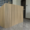 Acoustic Slat Wall Panel Hook Sound Proof Polyester Fiber Hexagon Wood Fiber Polyester MDF Louvers