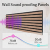 Acoustic Slat Wall Panel Hook Sound Proof Polyester Fiber Hexagon Wood Fiber Polyester MDF Louvers