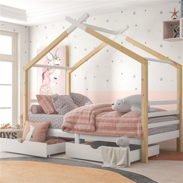 Drawer multifunction Eco-friendly bed furniture child bunk beds